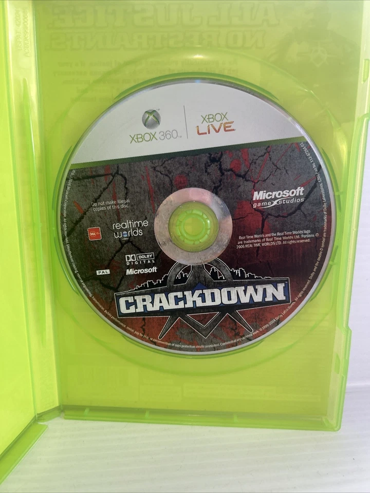 Crackdown - Xbox 360 Game - No Manual - Free Postage PAL - Image 2 of 2