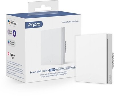 Aqara Smart Wall Switch H1 EU, weiß (WS-EUK01) kein Neutral, HomeKit gebraucht