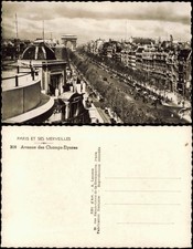 CPA Paris Avenue des Champs-Elysées 1960