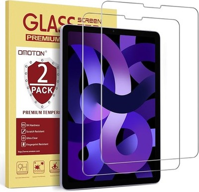 2 Pack Screen Protector for iPad Air 5th & 4th Generation for iPad Pro 11 Inch T
