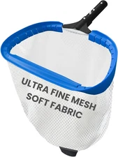 Poolvio 14" Pool Skimmer Net – Heavy Duty Leaf Net with Aluminum Frame with Diam