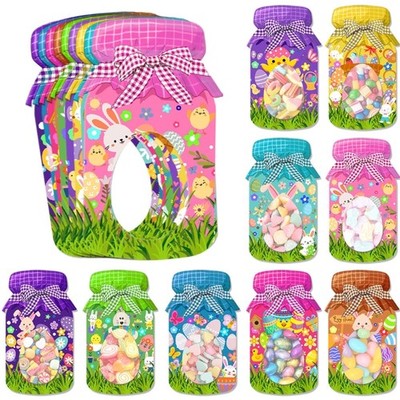 Easters Candy Holder Cards Jar Cards Candy Holder Card Paper Texture for Kids