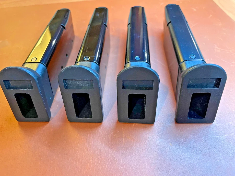 Cuatro (4) revistas Tangfolio EAA Witness CZ 9 mm 10 rondas nuevas OEM Foto 3 de 4