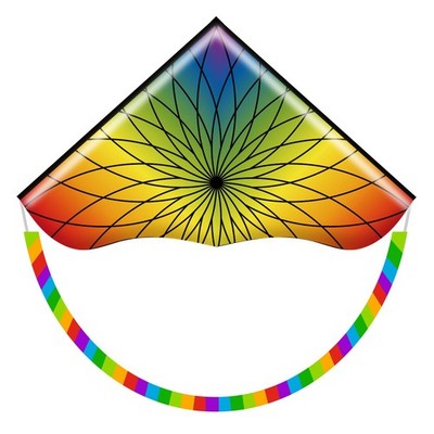 HONBO Giant Bloom Kite for Kids & Adults, Beginner Kites 100 x 150 cm, Flower