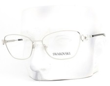 Swarovski Eyeglasses Glasses SK 1006 4001 Polished Silver Clear Crystals No Case