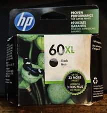 HP 60XL Black Ink Cartridge OEM Genuine EXP 11/2018