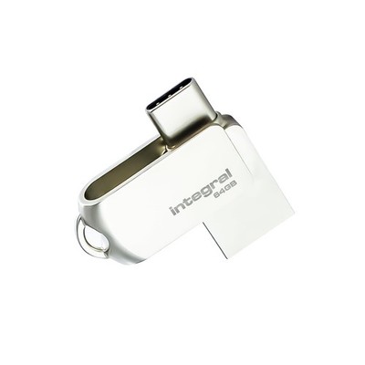 64GB Dual USB 3.2 Flash-Laufwerk Typ A & C, Plug & Play, Integral