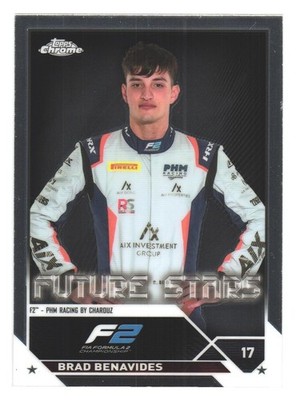 2023 Topps Chrome F1 Formula 1 F2 PHM Racing Brad Benavides