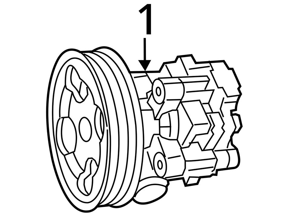 Bomba de dirección asistida 6 velocidades compatible con 11-14 200 3668920 Foto 4 de 4