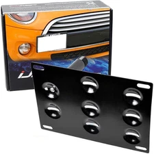 Bumper Tow Hook License Plate Mounting Bracket For 13-16 MINI Cooper R61 Paceman