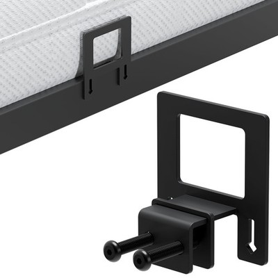 6-Pack Non-Slip Mattress Grippers for Metal Full, Twin, Queen, King, Black 