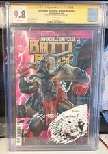 Invincible Universe Battle Beast #2 1:100 F Bermejo Ottley sketch remark CGC 9.8