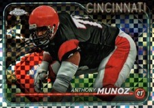 2024 Topps Chrome Football X-Refractor Anthony Munoz