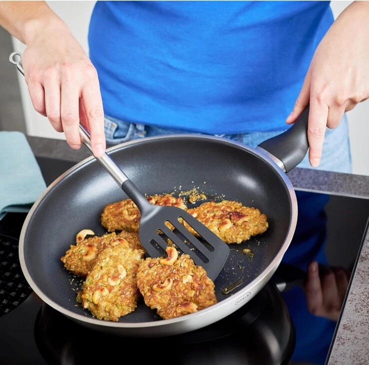 Rösle Basics Line Slotted Turner 13.5” Stainless Steel Handle Nonstick Spatula - Image 3 of 3