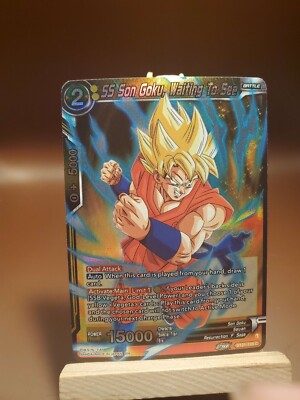 NM SS Son Goku, Waiting To See BT21-108 C Foil Wild Resurgence Dragon Ball  Super | eBay