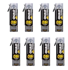 OSI QUAD Window & Door Foam Sealant – Insulating Spray Foam, 8-Pack Weatherproof