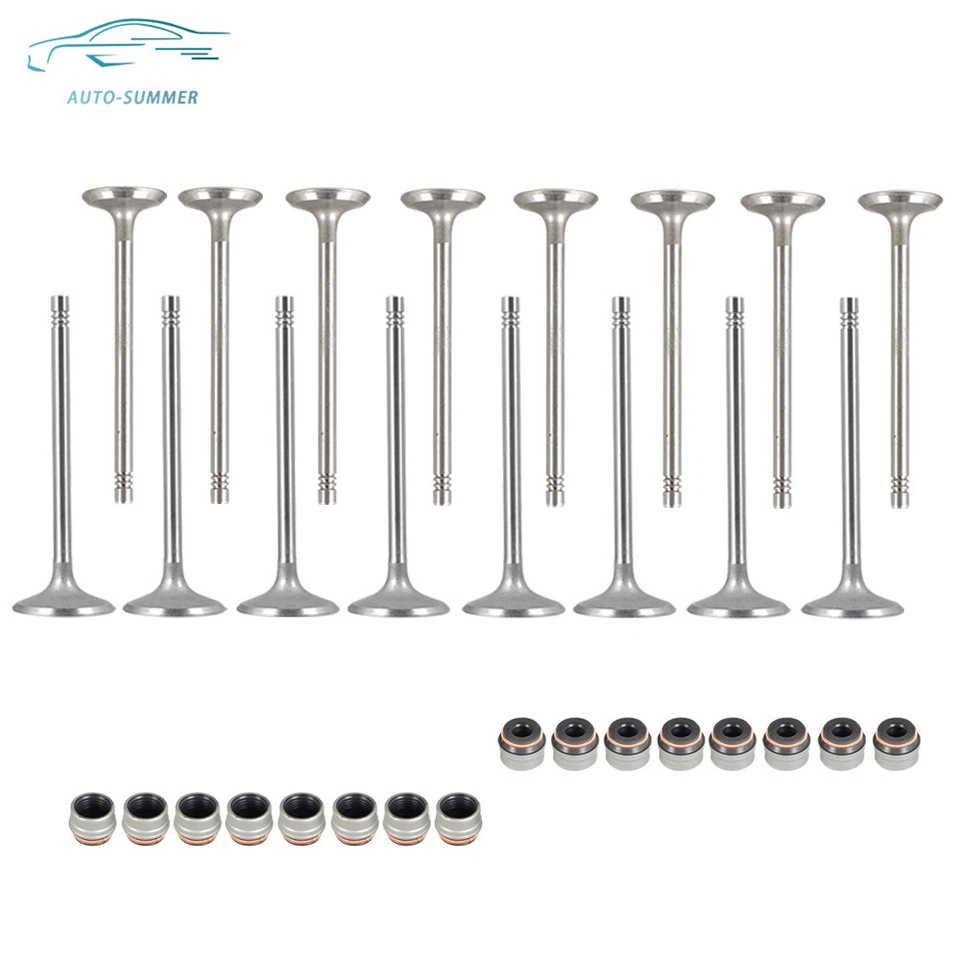 Válvulas de admisión y escape para Volkswagen Tiguan Passat Eos 2,0 L 2008-2015 NUEVO Foto 2 de 4