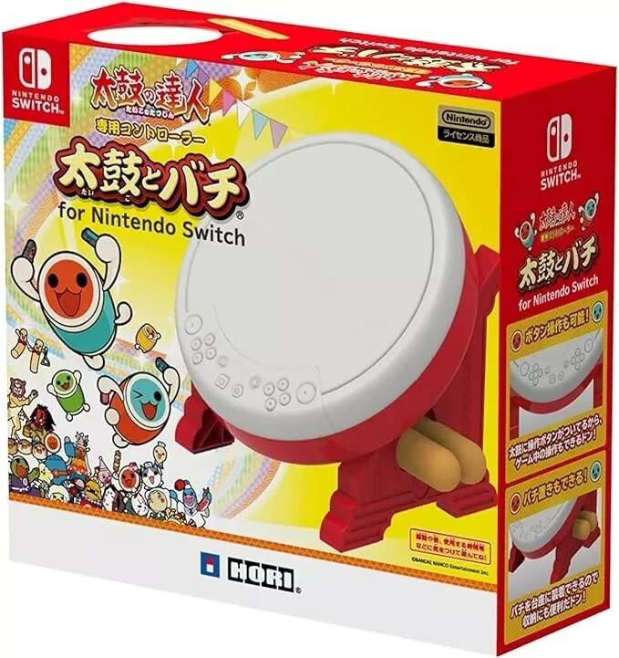 HORI TAIKO NO TATSUJIN Drum & BACHI Set for Nintendo Switch