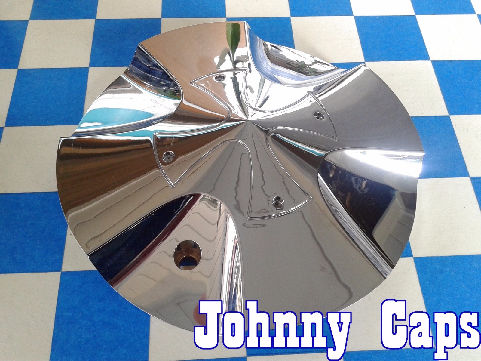 JESSE JAMES WEST COAST CHOPPERS WHEELS [37] Chrome Center Caps # TM-21 Cap (1)