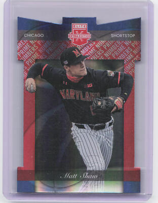 2023 Elite Extra Edition #163 Matt Shaw Retro Prime Numbers #/60