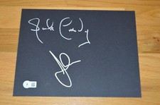 Jefferson Airplane J Casady / J Kaukonen Signed 8x10 Cut w/ Beckett Hologram