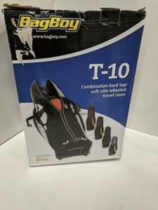 Bag Boy T 10 Combo Hard Top Soft Side Wheeled Travel Cover Black/Graphite | eBay