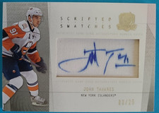 2009-10 John Tavares The Cup Rookie Scripted Swatches Autograph RC Auto /25
