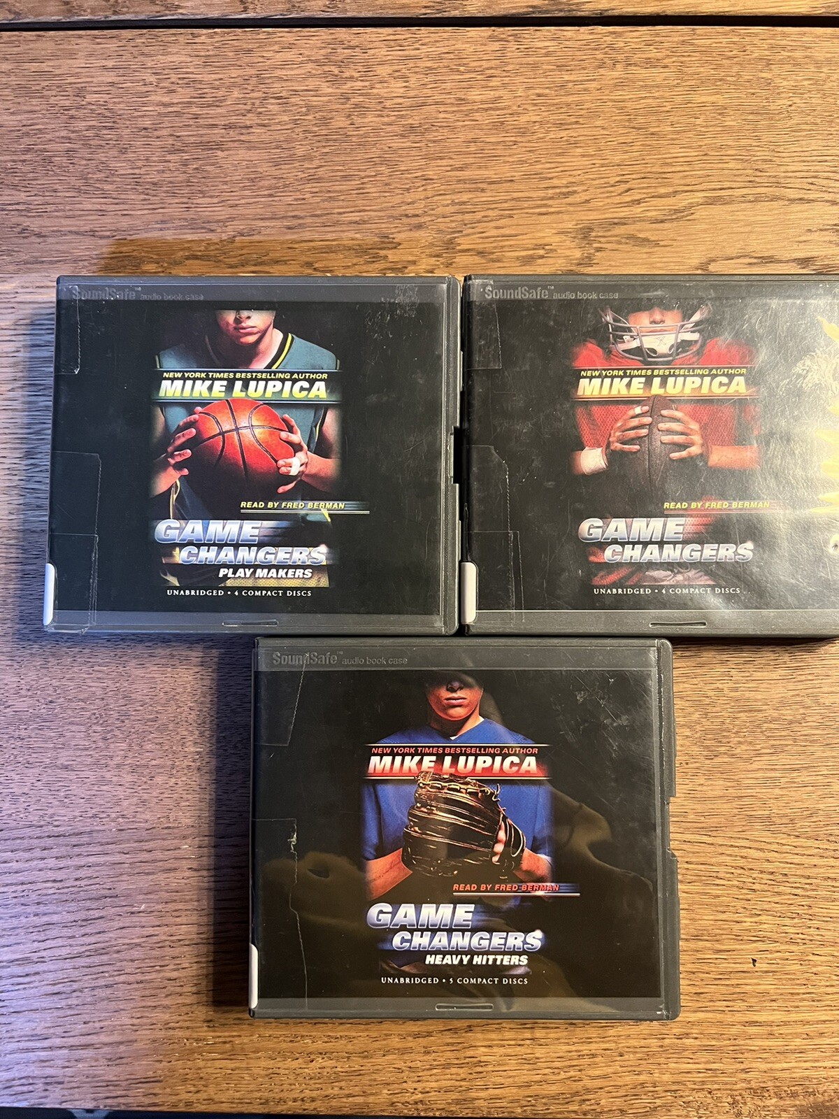 Mike Lupica Game Changers Series Audiobook Lot Of 3 Middle