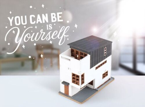 Youngmodeler Hobby Wooden Model Kits mini Small Compact House - Picture 2 of 9