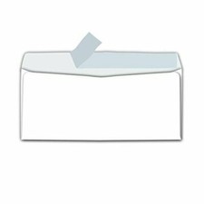 12 Peel Seal White Regular Mailing Envelopes - 4 3/4 x 11" - 50 Per Pack