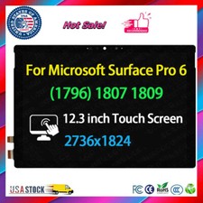 12.3  for Microsoft Surface Pro 6 1796 1807 LCD Display Touch Screen Digitizer