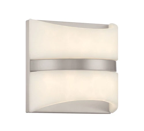 Minka Lavery Velaux LED Wall Sconce, Brushed Nickel - Picture 1 of 5
