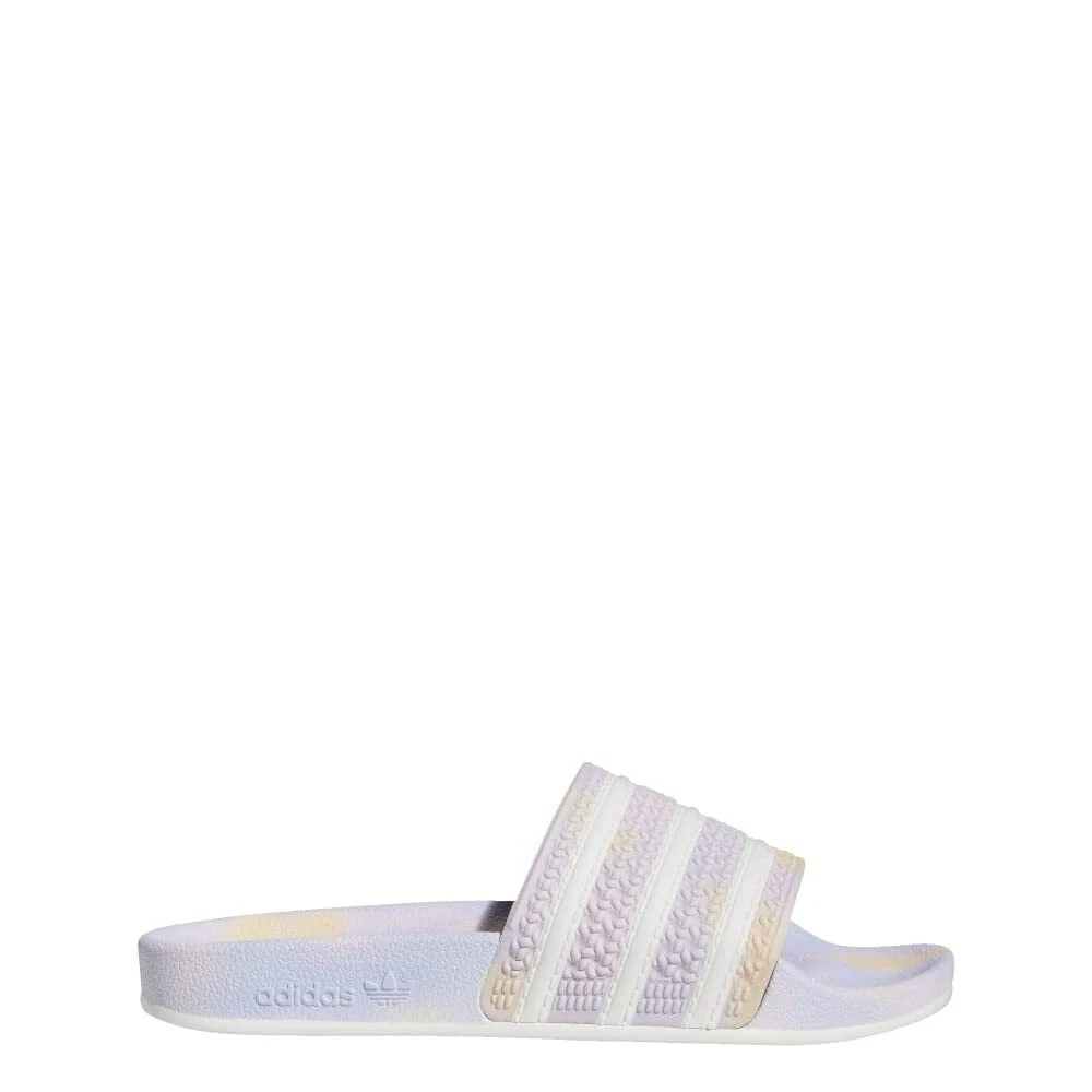 Adidas Sandali casual da donna Adilette Slide casual bianco 6 viola