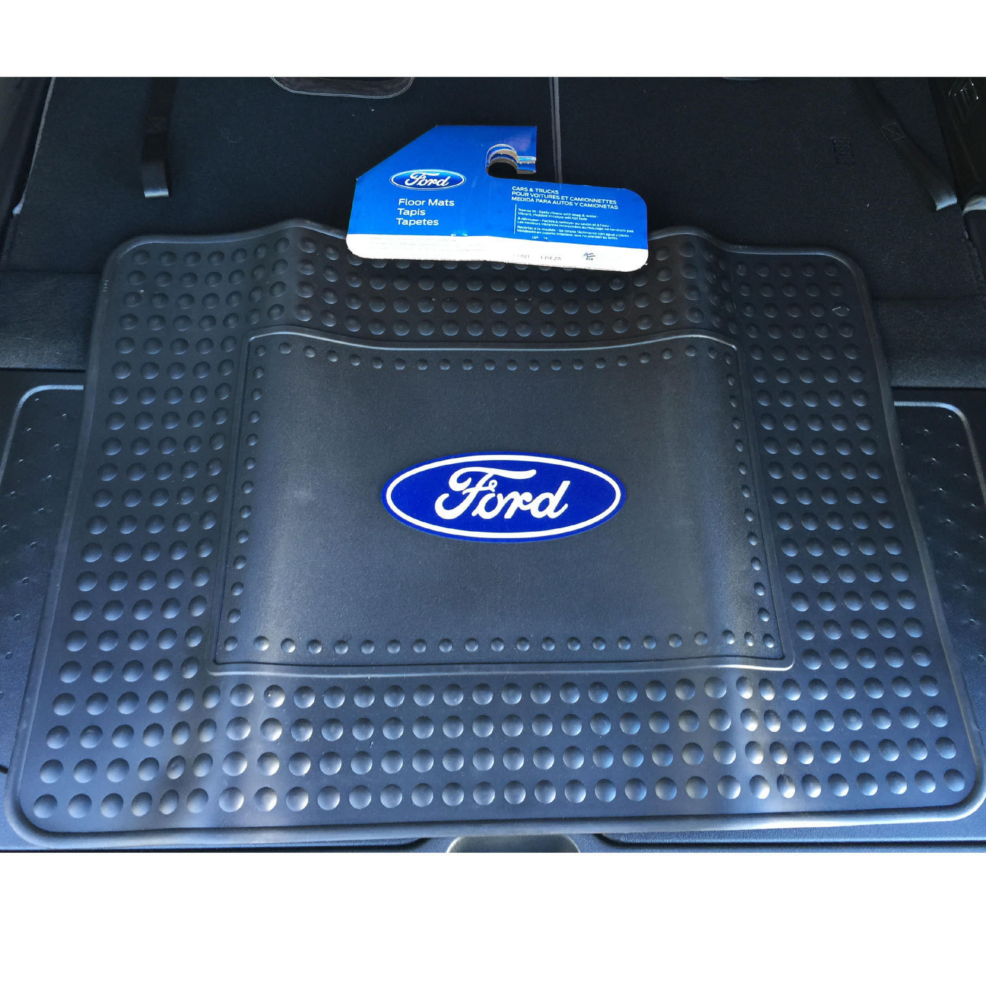 Brand New Ford Elite Style Logo Car Truck Cargo Trunk Rubber Floor Mats