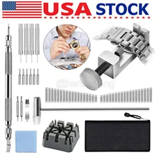 Adjustment Watch Band Strap Link Pin Remover Spring Bar Repair Resizing Tool Kit