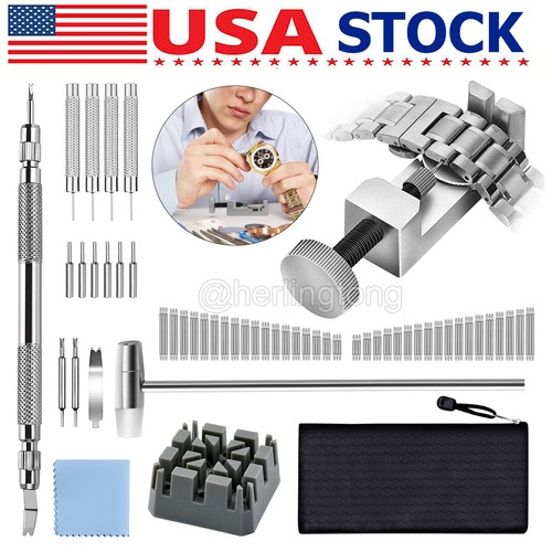 Adjustment Watch Band Strap Link Pin Remover Spring Bar Repair Resizing Tool Kit - 第 1/11 張圖片