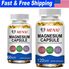 Magnesium Glycinate 500mg High Absorption,Improved Sleep,Stress & Anxiety Relief