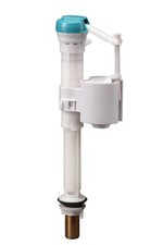 TOILET FLUSH SYSTEM FILL VALVE BUTTON CISTERN DUAL PUSH SIPHON BOTTOM SIDE