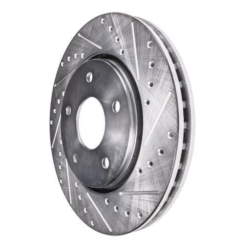 RS Front Rear Drilled and Slotted Brake Rotors Kit for 2016 2017 2018 Ford Focus - Picture 7 of 8