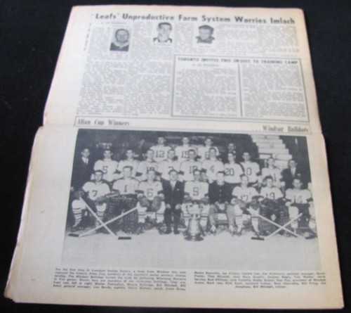 5 numeri THE HOCKEY NEWS MAGGIO, GIUGNO, LUGLIO, AGOSTO E SETTEMBRE 1963 - Foto 7 di 11