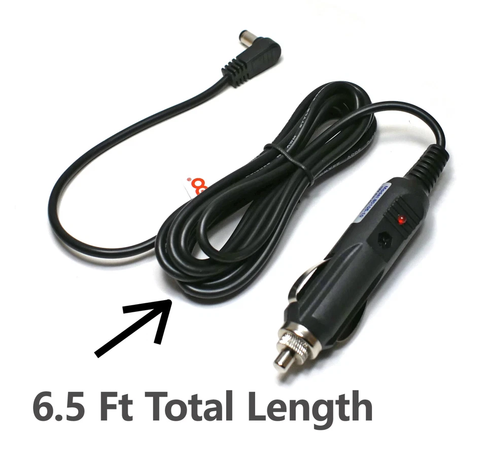 Cable de alimentación cargador de coche para reproductor de DVD portátil RCA Drc69705e22 79982 Drc99371e  Foto 2 de 4