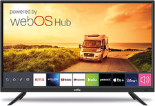 32 Zoll Smart Camping Reise TV 12-Volt TV Triple Tuner Bluetooth. Disney+ Netfli