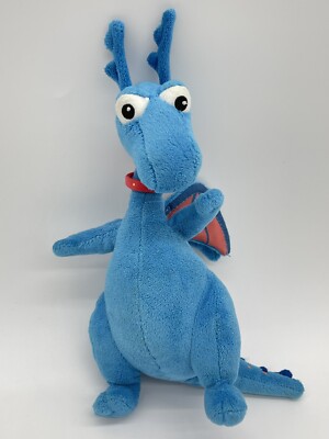 Disney Parks Doc McStuffins Stuffy Blue Dragon 9'' Tall Plush Stuffed Toy