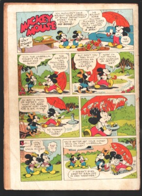 Mickey Mouse-Four Color Comics #170 1947-Dell-on Spook Island-Walt