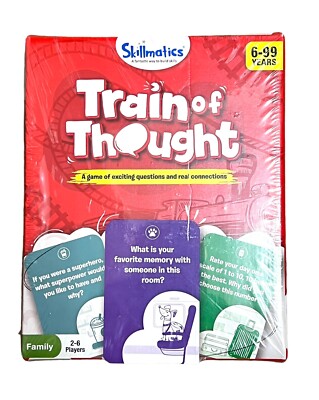 Skillmatics Card Game TRAIN of THOUGHT Travel & Family Party Game Creative New