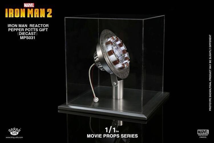 KING ARTS MPS031 IRON MAN 2 DIECAST ARC REACTOR PEPPER POTTS
