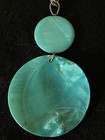 Silver Chain And Turquoise Shell Necklace  — photo 3