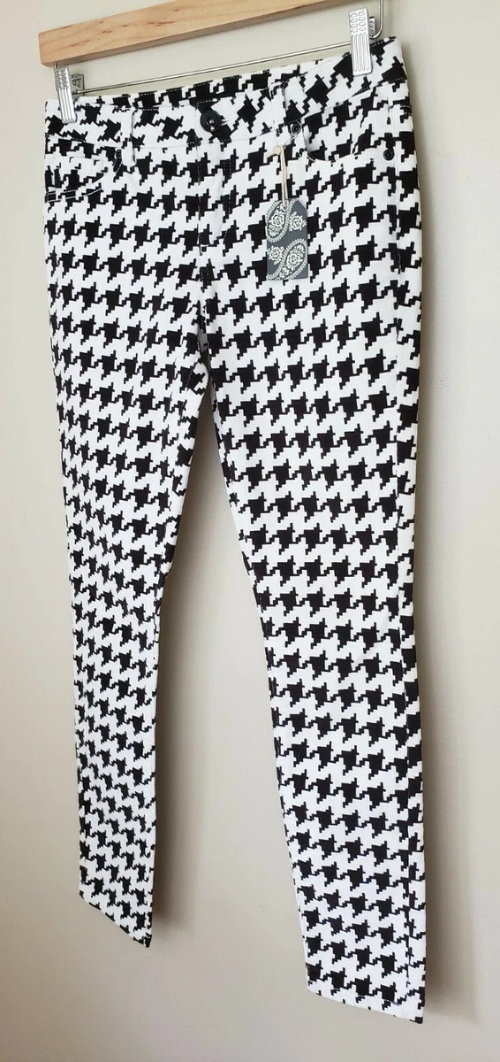 Forever 21 NWT Houndstooth Corduroy Pants US 26 EU 36 Akademia