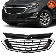 Front Bumper Grille 84150736 W/Chrome Trim For Chevrolet Equinox 2018-2021