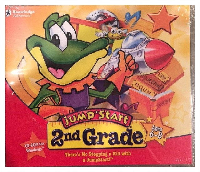 Knowledge Adventure Jump Start 2nd Grade PC Windows & Mac Cd-rom 1996 ...
